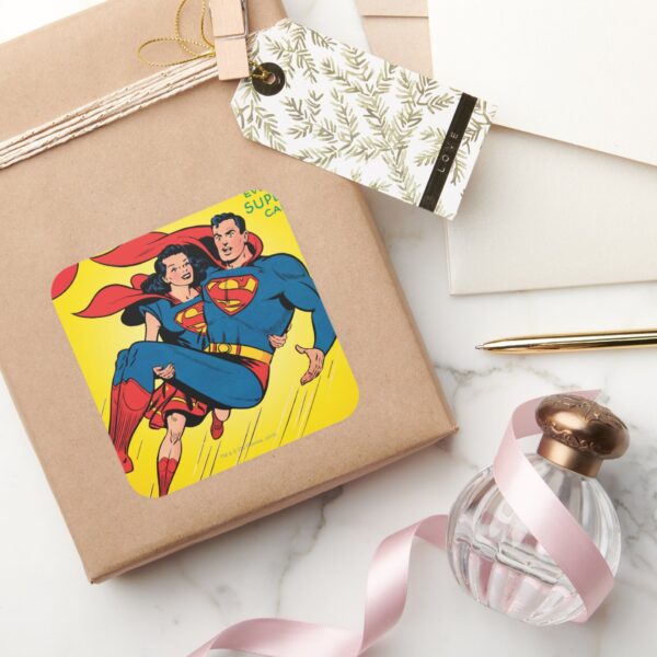 Superman_#57_square_sticker_5 Superman 57 Square Sticker