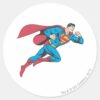Superman_64_classic_round_sticker_1 Superman 64 Classic Round Sticker