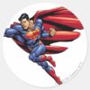 Superman_73_classic_round_sticker_1 Superman 73 Classic Round Sticker
