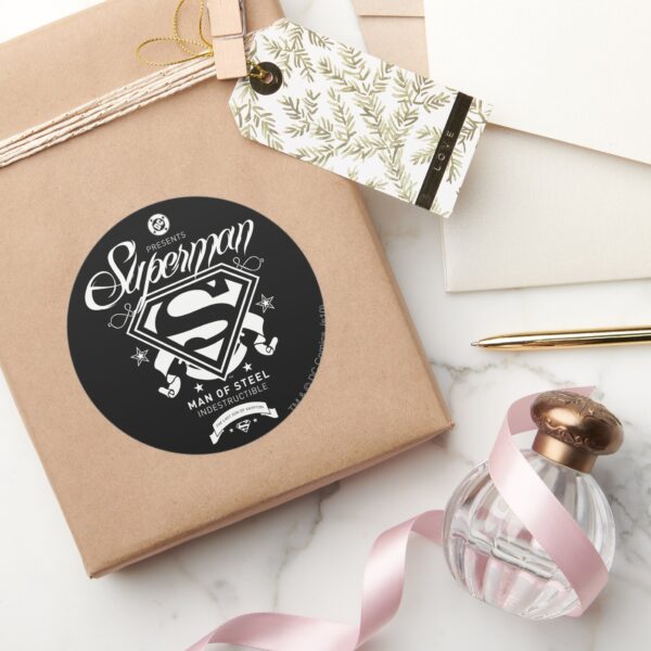 Superman_Coat_of_Arms_Classic_Round_Sticker_5 Superman Coat Of Arms Classic Round Sticker