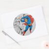 Superman_Comic_Panels_Classic_Round_Sticker_3 Superman Comic Panels Classic Round Sticker
