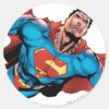 Superman_Comic_Style_Classic_Round_Sticker_1 Superman Comic Style Classic Round Sticker