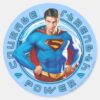 Superman_Courage_Strength_Power_Classic_Round_Sticker_1 Superman Courage Strength Power Classic Round Sticker