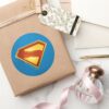 Superman_Golden_S_Shield_Brilliance_Classic_Round_Sticker_5 Superman Golden S Shield Brilliance Classic Round Sticker