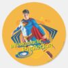 Superman_Intergalactic_Protector_Classic_Round_Sticker_1 Superman Intergalactic Protector Classic Round Sticker
