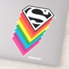 Superman_Layered_Rainbow_Logo_Sticker_1 Superman Layered Rainbow Logo Sticker