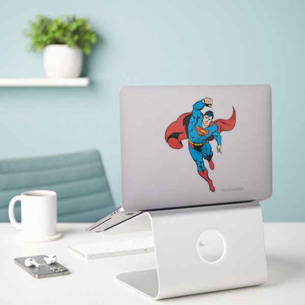 Superman Left Fist Raised Sticker