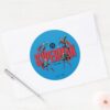 Superman_Legends_Forever_Graphic_Classic_Round_Sticker_3 Superman Legends Forever Graphic Classic Round Sticker