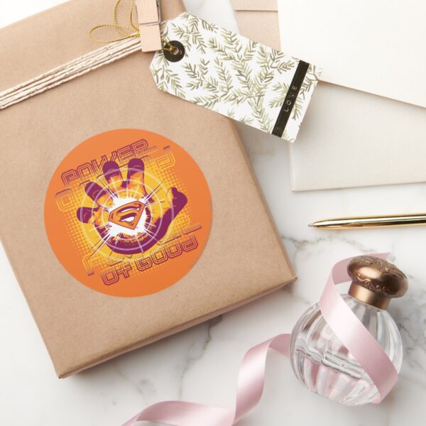 Superman Power Of Good Classic Round Sticker