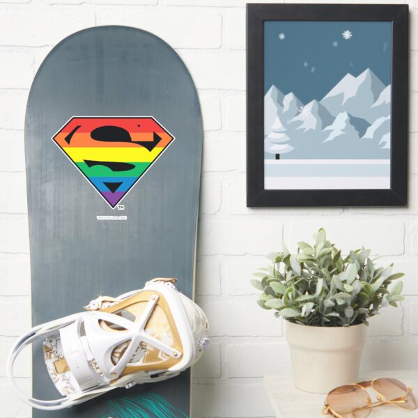 Superman_Rainbow_Logo_Sticker_7 Superman Rainbow Logo Sticker