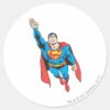 Superman_Right_Arm_Raised_Classic_Round_Sticker_1 Superman Right Arm Raised Classic Round Sticker