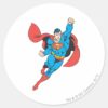 Superman_Right_Fist_Raised_Classic_Round_Sticker_1 Superman Right Fist Raised Classic Round Sticker