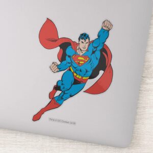 Superman Right Fist Raised Sticker
