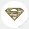 Superman_S-Shield___Camouflage_Logo_Classic_Round_Sticker_1 Superman S Shield Camouflage Logo Classic Round Sticker