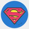 Superman_S-Shield___Classic_Logo_Classic_Round_Sticker_2 Superman S Shield Classic Logo Classic Round Sticker