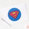 Superman_S-Shield___Classic_Logo_Classic_Round_Sticker_4 Superman S Shield Classic Logo Classic Round Sticker