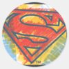 Superman_S-Shield___Colored_Logo_Classic_Round_Sticker_1 Superman S Shield Colored Logo Classic Round Sticker