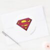 Superman_S-Shield___Dirt_Logo_Classic_Round_Sticker_3 Superman S Shield Dirt Logo Classic Round Sticker