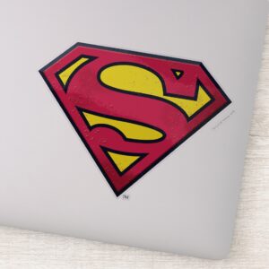 Superman S Shield Dirt Logo Sticker