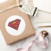 Superman_S-Shield___Distressed_Logo_Classic_Round_Sticker_5 Superman S Shield Distressed Logo Classic Round Sticker
