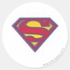 Superman_S-Shield___Dot_Logo_Classic_Round_Sticker_1 Superman S Shield Dot Logo Classic Round Sticker