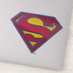 Superman S Shield Dot Logo Sticker