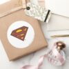 Superman_S-Shield___Faded_Dots_Logo_Classic_Round_Sticker_5 Superman S Shield Faded Dots Logo Classic Round Sticker