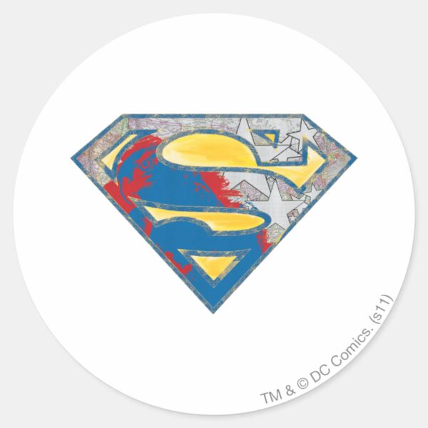 Superman_S-Shield___Gray_Yellow_Red_Black_Mix_Logo_Classic_Round_Sticker_1 Superman S Shield Gray Yellow Red Black Mix Logo Classic Round Sticker