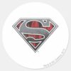 Superman_S-Shield___Gray_and_Red_City_Logo_Classic_Round_Sticker_1 Superman S Shield Gray And Red City Logo Classic Round Sticker