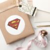 Superman_S-Shield___Grunge_Logo_Classic_Round_Sticker_5 Superman S Shield Grunge Logo Classic Round Sticker