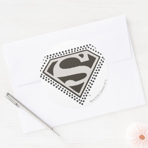 Superman_S-Shield___It's_Showtime!_Logo_Classic_Round_Sticker_3 Superman S Shield Its Showtime Logo Classic Round Sticker