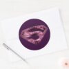 Superman S Shield Pink Star Burst Logo Classic Round Sticker