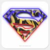 Superman_S-Shield___Purple-Red_Graffiti_Logo_Square_Sticker_1 Superman S Shield Purple Red Graffiti Logo Square Sticker