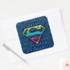 Superman_S-Shield___Rainbow_Logo_Square_Sticker_3 Superman S Shield Rainbow Logo Square Sticker