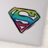 Superman_S-Shield___Rainbow_Logo_Sticker_1 Superman S Shield Rainbow Logo Sticker