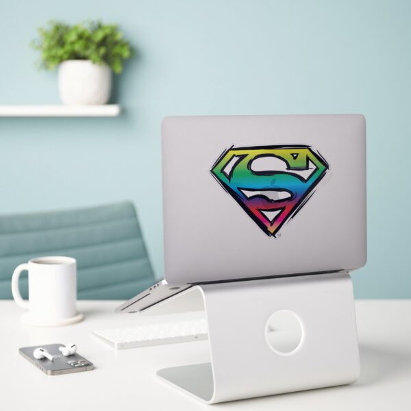 Superman_S-Shield___Rainbow_Logo_Sticker_3 Superman S Shield Rainbow Logo Sticker
