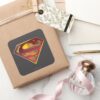 Superman_S-Shield___Reflection_Logo_Square_Sticker_5 Superman S Shield Reflection Logo Square Sticker