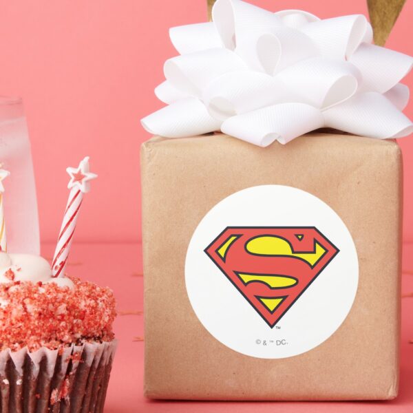 Superman_S-Shield___Superman_Logo_Classic_Round_Sticker_6 Superman S Shield Superman Logo Classic Round Sticker