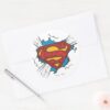 Superman_S-Shield___Within_Clouds_Logo_Classic_Round_Sticker_3 Superman S Shield Within Clouds Logo Classic Round Sticker