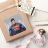 Superman_Standing_Square_Sticker_5 Superman Standing Square Sticker