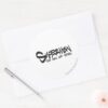 Superman_Stylized___Black_Letters_Graffiti_Logo_Classic_Round_Sticker_3 Superman Stylized Black Letters Graffiti Logo Classic Round Sticker