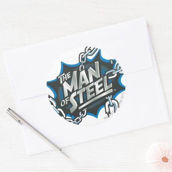 Superman_Stylized___Man_of_Steel_Splash_Logo_Classic_Round_Sticker_3 Superman Stylized Man Of Steel Splash Logo Classic Round Sticker