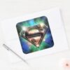 Superman_Stylized___Shiny_Burst_Logo_Square_Sticker_3 Superman Stylized Shiny Burst Logo Square Sticker