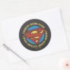 Superman_Stylized___Strength_Vision_Flight_Logo_Classic_Round_Sticker_3 Superman Stylized Strength Vision Flight Logo Classic Round Sticker
