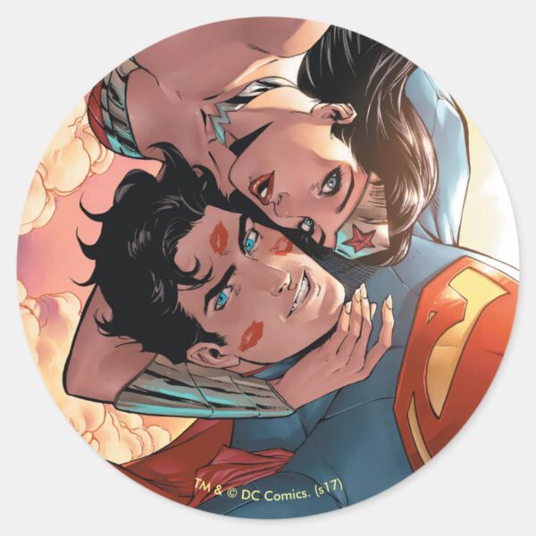 Superman_Wonder_Woman_Comic_Cover_#11_Variant_Classic_Round_Sticker_1 Superman Wonder Woman Comic Cover 11 Variant Classic Round Sticker