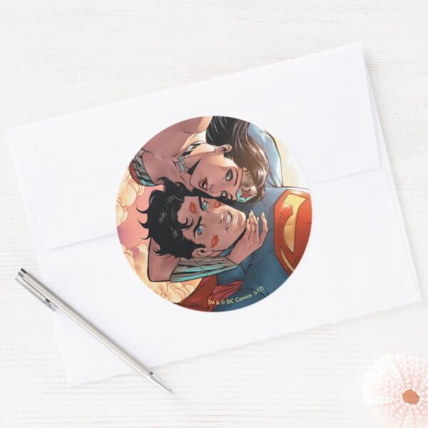 Superman_Wonder_Woman_Comic_Cover_#11_Variant_Classic_Round_Sticker_3 Superman Wonder Woman Comic Cover 11 Variant Classic Round Sticker