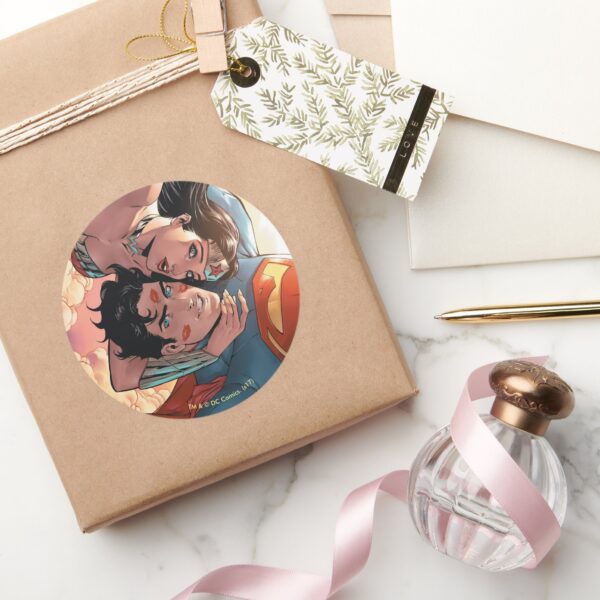 Superman_Wonder_Woman_Comic_Cover_#11_Variant_Classic_Round_Sticker_5 Superman Wonder Woman Comic Cover 11 Variant Classic Round Sticker