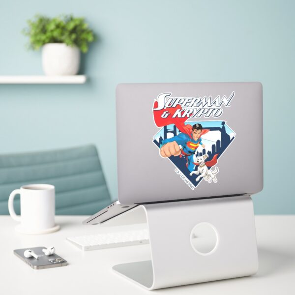 Superman Krypto Soar Sticker
