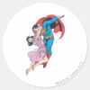 Superman_&_Lois_in_Pink_Classic_Round_Sticker_1 Superman Lois In Pink Classic Round Sticker