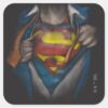 Superman___Chest_Reveal_Sketch_Colorized_Square_Sticker_1 Superman Chest Reveal Sketch Colorized Square Sticker